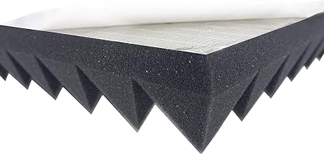 Pyramidenschaumstoff TYP 100x50x5 SELBSTKLEBEND Akustikschaumstoff Schalldämmmatten zur effektiv…