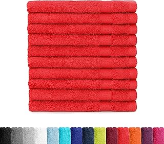 BaSaTex Frottee Gästehandtücher 30×50 im 10er Set | Gästetuch 100% Baumwolle Made in Green | F…