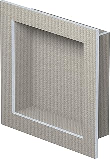 LUX ELEMENTS Wandnische Dusche Fertig zum Verfliesen 40,6 x 40,6cm I Vorgefertigte Duschnische au…