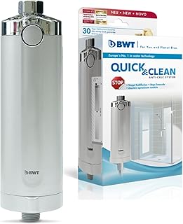BWT Quick & Clean Kalkfilter | Wasserfilter stoppt Kalkflecken in Dusche und Badezimmer – inklu…