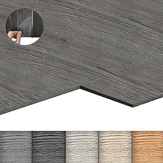 PVC Bodenbelag Vinylboden Selbstklebend mit Holz-Effekt, 18 Vinyl Fliesen 2,51m² Bodenfliesen Se…