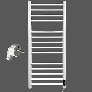 Begrüntes Haus Livorno Elektrischer Handtuchheizkörper 500 mm B x 1000 mm H Weiß Trocken Elekt…