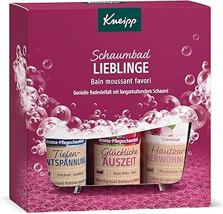 Kneipp Geschenkset Schaumbad Lieblinge – Geschenkpackung mit 3 beliebten Badezusätzen von Kneipp…