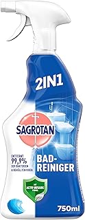 Sagrotan Bad-Reiniger Ozeanfrische – 2in1 Desinfektionsreiniger mit Antischmutzfilm für zuverl…