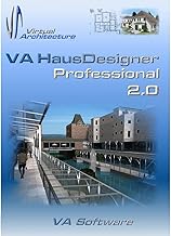 VA HausDesigner Professional 2.0 3D CAD Hausplaner & Zeichenprogramm – auch nutzbar als Einrichtu…