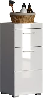 trendteam smart living – Amanda – Kommode – Weiß Hochglanz – Standschrank – (BxHxT) 37 x 79 x 31…