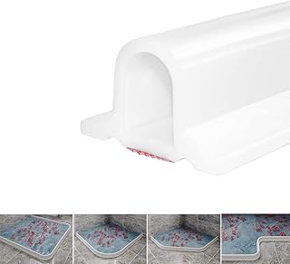 Zusammenklappbarer Duschschwellen-Wasserdamm, ideal für rollstuhlgerechte, barrierefreie Duschen…