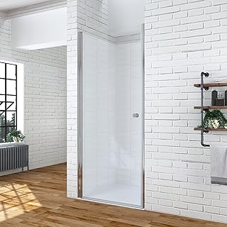 Duschtür in Nische 69-71,5 cm rahmenlose Pendeltür Dusche Duschwand Glas Duschabtrennnung barri…