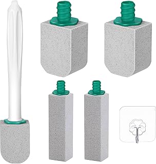 5 Stück Cleaning Block WC, Bimsstein Reinigungsbürste mit Griff, Putzstein Toilette, Pumice Sto…