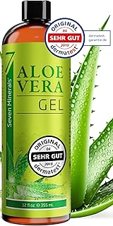 Aloe Vera Gel 99% Bio, 355 ml – ÖKO-TEST Sehr Gut – 100% Natürlich, Rein & Ohne Duftstoffe (Alk…