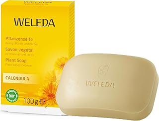 WELEDA Bio Calendula Handseife / Körperseife – natürliche Naturkosmetik Pflanzenseife / Naturse…
