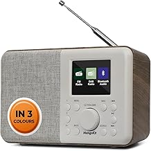 MD3 DAB/DAB+ Digitalradio mit 2.4“ Farbdisplay,UKW Radio,Dab Radio mit Bluetooth 5.3, Tragbarer …