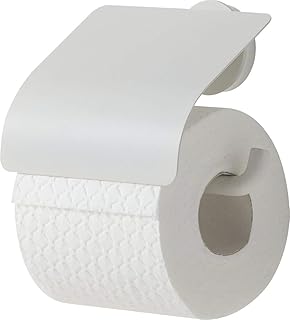 Tiger Urban Toilettenpapierhalter mit Deckel, schwenkbar, Farbe: Weiß, mit austauschbaren Dekor-…