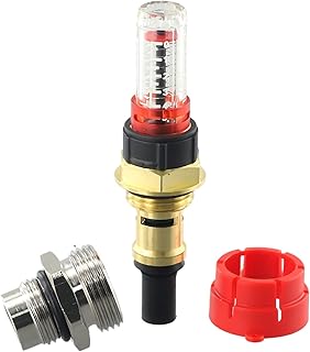 4 Stück Verteiler Durchflussmesser, Durchflussmesser für Wasser-Fußbodenheizung, Verteiler Dur…