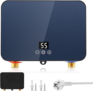 Elektrischer Durchlauferhitzer, 6000W 220V Mini Instant Elektro Wassererhitzer, Untertischboiler …