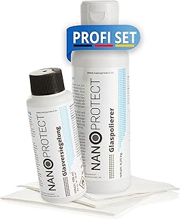 Nanoprotect Glasversiegelung | 10-12 m² | Premium Nano Scheibenversiegelung | Für Auto, Dusche …