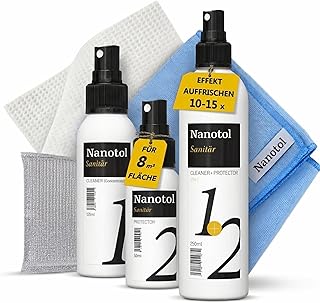 Nanotol Duschglasversiegelung Set: Anti-Kalk Nanoversiegelung mit Easy-Clean Effekt. Glasversiege…