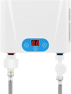 Elektrischer Durchlauferhitzer 5,5kW mit Touchscreen – Kompakter Warmwasserbereiter 220V IPX4, …