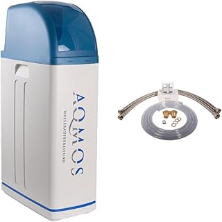 Aqmos R2D2-48 Wasserenthärtungsanlage mit Anschlussset 1″ | Wasserenthärter für Haushalte bis …