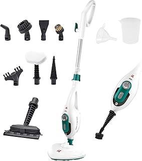 Di4 Dampfreiniger Steamclean Multifunktion 10 in 1, 1500W, Reiniger Handgerät und Dampfmop, Düs…