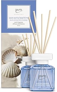 ipuro – Essentials Raumduft Sunny BEACHTIME 50ml | Raumerfrischer mit Grapefruit, Zitrone & weiß…