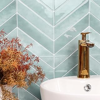 Klebefliesen Küche 3D Fliesenaufkleber Wandfliesen Selbstklebend, Klebefliesen für Bad Küche 1…