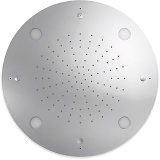 Drei griferia – Inox A Deckenleuchte Chromotherapie Antikalknoppen 3 Funktionen (Regen Brause/M…