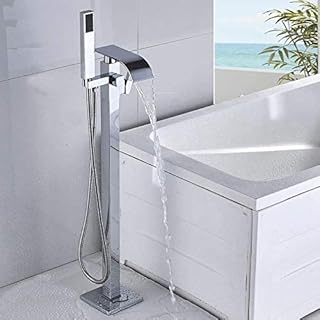 Wannenarmatur stehend Wasserhahn Badarmatur Boden montiertes Duschset mit Handbrause freistehend …