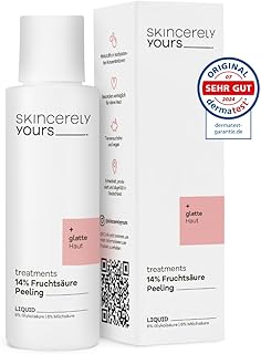 Fruchtsäure Peeling 100 ml I Mit 14% Fruchtsäuren und Grüntee Extrakt I Zellerneuernd I Gegen …