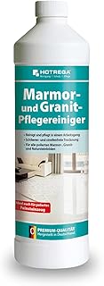 HOTREGA Marmor und Granit Pflegereiniger 1 Liter | Konzentrat für streifenfreie Natursteinpflege…