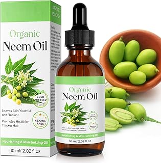 Kaltgepresstes Neemöl – Reines Neem Öl für Haut & Haar – Natürliche Pflege für Kopfhaut …