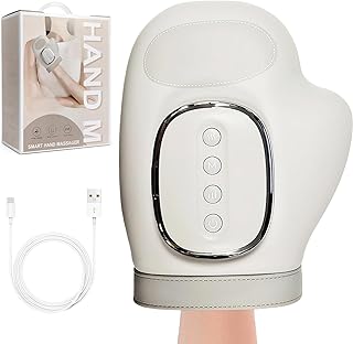 Handmassagegerät mit Thermotherapie,Wireless Handmassagegerät mit Wärme,Wiederaufladbare Hand …
