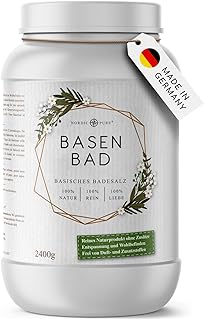 Basen-Bad von Nordic Pure 2400g | Basischer Badezusatz Made in Germany | Basisches Wellness-Bades…