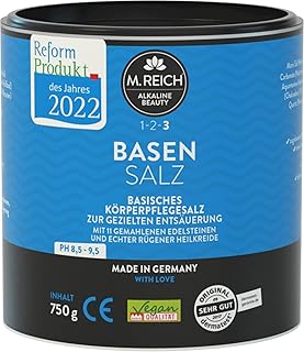 M.Reich Basensalz – 750 g – Basenbad – Medizinprodukt zur gezielten Entsäuerung über die Haut -…