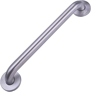 Amazon Basics Stabiler Haltegriff/Haltestange für Badezimmer, 0.41 m Länge, 3.2 cm Durchmesser,…