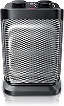 Brandson – Heizlüfter mit zwei Leistungsstufen – Badezimmer energiesparend leise – stufenlose Te…