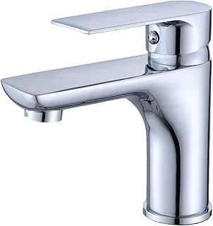 ZXC Niederdruck Waschtischarmatur, moderne Einhand Bad Armatur für das Waschbecken komplett verc…