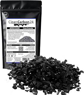 Aktivkohle Granulat 3,4-4,8mm, aus Kokosnussschalen zur Luftreinigung (2,5 Liter)
