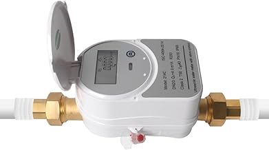 Tuya Zigbee intelligenter Ultraschall-Ventilgesteuerter Wasserzähler, LCD-Datumsanzeige/Schwelle…