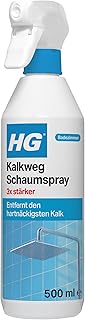 HG Kalkentferner-Schaumspray Super Stark, effektiver Kalkentferner für Armaturen, Toiletten, Dus…