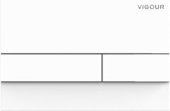 VIGOUR WC-Betätigungsplatte V1 TAY weiss magnetisch f. Einwurfsch. | V1TAY