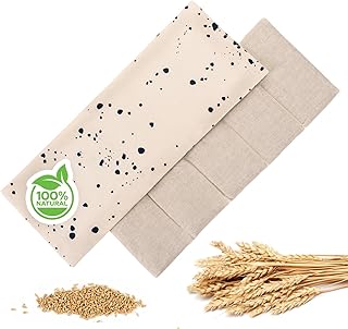 Blumtal Körnerkissen groß Mikrowelle – alternatives Wärmekissen Mikrowelle gefüllt mit 100% n…