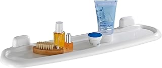 WENKO Wandablage Mod. Pure praktische Ablage für Badutensilien aus hochwertigem Kunststoff mit g…