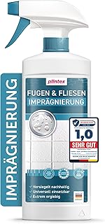 PLINTEX® Fugen- und Fliesen Imprägnierung Spray 550ml für Dusche & Bad – Nano Fugenversiegelun…