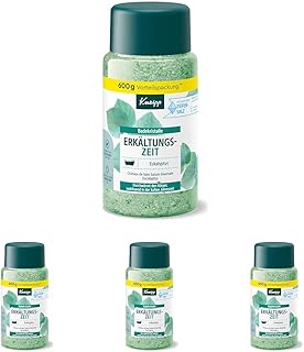 Kneipp Badekristalle Erkältungszeit – Badesalz Vorratspackung – mit naturreinem Tiefensalz der S…