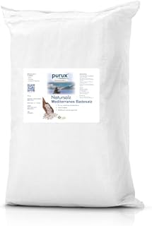 25 kg Sack Mediterran Badesalz Meersalz Natur Salz Badezusatz Meersalz