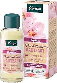 Kneipp Pflegeölbad Mandelblüten Hautzart – Ölbad mit 94% reinem Mandelöl – optimale Kombinati…