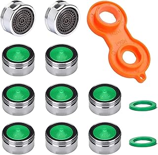 10 Stück Strahlregler M24 – Wasserhahn sieb Einsatz, Mischdüse mit ABS-Filter inkl. Mischdüsen…