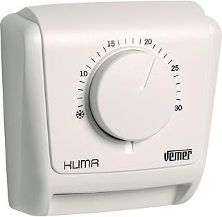 VEMER VE019600 KLIMA 3 – Mechanischer Wandthermostat, Raumthermostat für Heizung und Klimaanla…