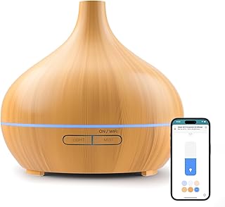 Meross Smart Aroma Diffuser Mini | 400ML & RGB | Fernsteuerung | Sprachsteuerung | App Steuerbar …